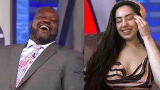 BASKETBALL NOOB REACTS TO Charles Barkley makes Shaq Laugh MOMENTS