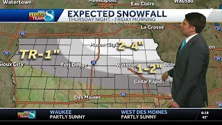 Iowa weather: Breezy and cooler today with rain and snow chances later this week