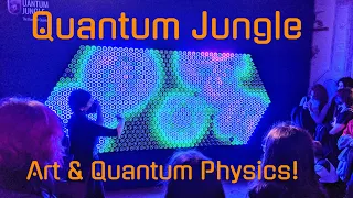 Quantum Jungle: Interactive Quantum Art Installation with 1008 springs!