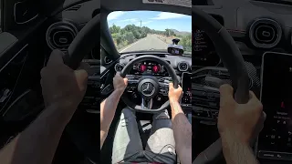 The 2023 Mercedes-AMG C43 Gets to 60 in Under 4.5 Seconds (POV Drive #shorts)