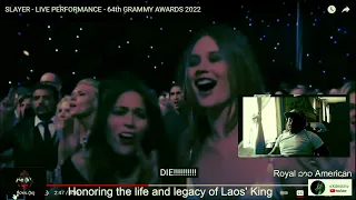 eXdestiny reacts to SLAYER   LIVE PERFORMANCE   64th GRAMMY AWARDS 2022