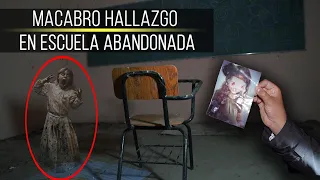 ¡Macabro hallazgo en escuela abandonada!