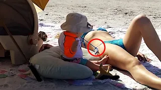 Try Not To Laugh - Funny Situations when Babies go to Beach for the First Time.