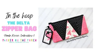 In the Hoop - DELTA TOP ZIP ZIPPER BAG