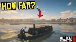 Red Dead Redemption 2 - HOW FAR CAN YOU GO? Trying to Make it to Mexico on Boat!