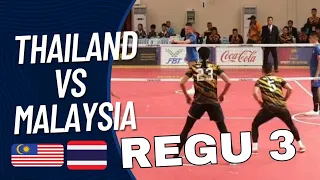 REGU 3 - Thailand 🇹🇭 vs 🇲🇾 Malaysia Sea Games 2023 Sepak Takraw Men's Regu