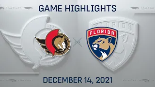 NHL Highlights | Senators vs. Panthers - Dec. 14, 2021