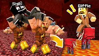 If I DIE in MINECRAFT THEY LOSE (Nether)