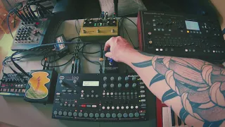 Glo Phase - "Archipelago Helix" w/ Analog Four, MFB 301 Pro, Volca Kick, Monologue & Deepmind 12