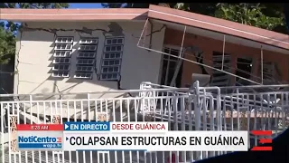 Terremoto en Puerto Rico daña edificios en Guánica