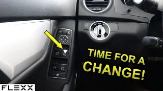 So easy to remove and install Mercedes window switches/buttons!