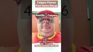 Calgary Flames @ Seattle Kraken Post Game - Thursday, December 30th, 2021 #Shorts