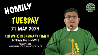 HOMILY | 21 MAY 2024 | 7TH WEEK OF ORDINARY TIME II | by Fr. Simon Bhutelo MSFS #homilies #sermons