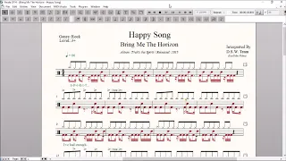 Drum Score World (Sample) - Bring Me The Horizon - Happy Song