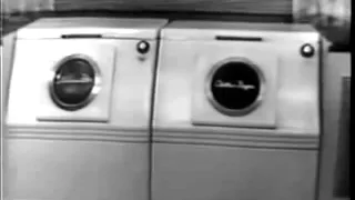 VINTAGE 1951 WESTINGHOUSE WASHING MACHINE & DRYER COMMERCIAL