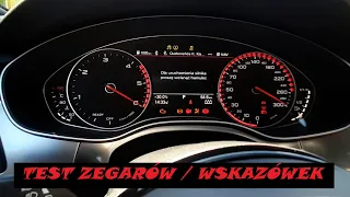 AKTYWACJA TESTU ZEGARÓW / WSKAZÓWEK w AUDI A3 A4 A5 A6 C7 (How to activate the guage test) VCDS