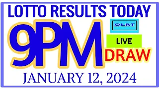 Lotto Results Today 9pm DRAW January 12, 2024 swertres results