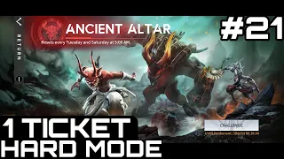 CUKUP 1 TICKET!! ANCIENT ALTAR HARD MODE - ETERNAL EVOLUTION EPS#21