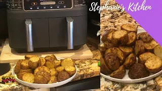 Ninja Foodi 2 Basket Air Fryer-Roasted Potatoes Demo