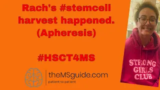 Rach had her #stemcell harvest (Apheresis) yesterday!