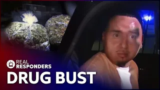 Major Drug Stash Found As Suspect Attempts To Flee | Cops | Real Responders