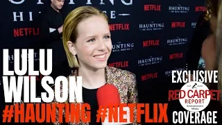 Lulu Wilson interviewed at #Netflix's The #Haunting of Hill House S1 Premiere Event