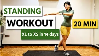 XL to XS Standing Only Workout in 14 days!