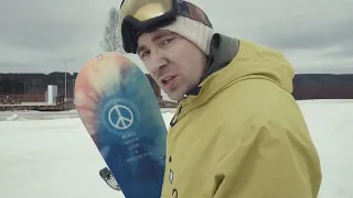 Сноуборд «PEACE» в деле. Живой обзор от основателя Joint Snowboards