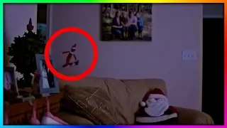 Elf On A Shelf Caught Moving On Camera!