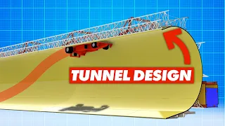 Designing the Tunnel for Driving a Formula Car UPSIDE DOWN