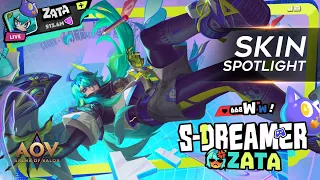 Zata S-Dreamer Skin Spotlight - Garena AOV (Arena of Valor)