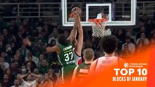 Top 10 Blocks | January | 2023-24 Turkish Airlines EuroLeague