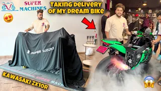 Taking Delivery of My Dreambike ZX10R❤️@ManikAtri
