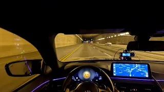 9PM Highway POV Drive In My F90 M5 Comp🦇🌃