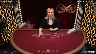 Evolution Gaming - Free Bet BlackJack - Gameplay Demo