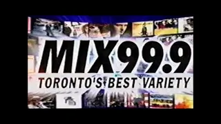 MIX 96 Montreal, MIX 99.9 Toronto, Jingles and liners, 90's