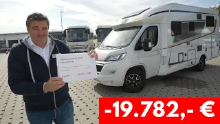 💥WOHNMOBIL RABATT -19.782,- €! 8x BÜRSTNER LYSEO wie neu mit Vollausstattung müssen weg! (Werbung)