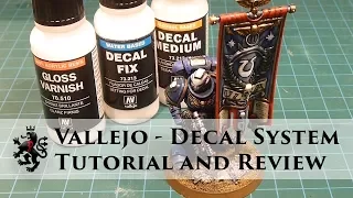 How to Apply Decals with the Vallejo Decal System - Ultramarines - Primaris Space Marines