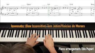 Arranjo para piano #01 - Insensatez (Piano arrangement #01 - How Insensitive)