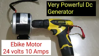 24 volt 250 watt Ebike Motor  Generator 🔥🔥