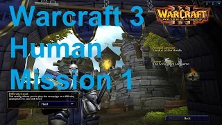 Warcraft 3 RoC: Humans Ch.1 The Defense of Strahnbrad [Hard]