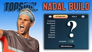 TopSpin 2K25 RAFAEL NADAL BUILD