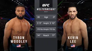 Tyron Woodley Vs Kevin Lee - UFC 4 Full Fight