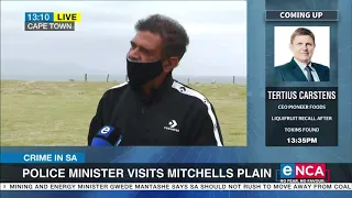 Police Minister visits Mitchells Plain