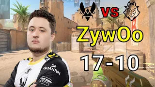 CS2 Vitality ZywOo VS G2 (17-10) Dust2 | May 28, 2024 | POV DEMO #cs2