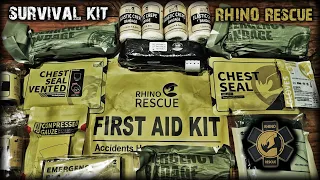 Аптечка ВЫЖИВАНИЯ Rhino Rescue/Tactical first aid kit/Medical Survival Kit/IFAK