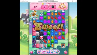 Candy Crush Saga Level 16661 ( $7,000 worth of gold  bars )