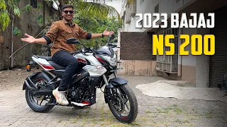 2023 Bajaj NS 200 With Dual ABS 😍 | First Ride Review - New Features, More Fun