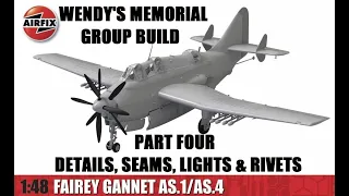 Wendy's Memorial Group Build Part Four. Airfix 1/48 Gannet.