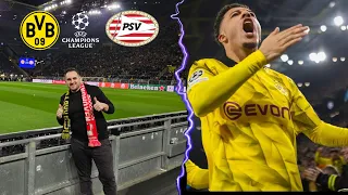 VIERTELFINALE WIR KOMMEN 🖤💛🔥 BVB vs PSV EINDHOVEN - UCL Stadionvlog